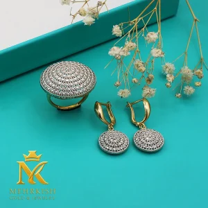 نیم ست طلا آوا کد کا 114