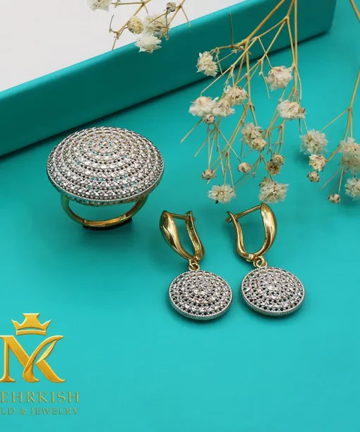 نیم ست طلا آوا کد کا 114