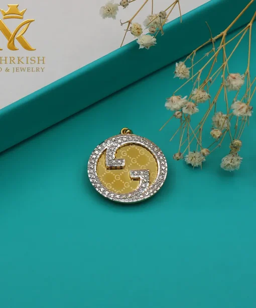 پلاک طلا گوچی کد 7424