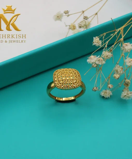 انگشتر طلا 18 عیار کد 7639