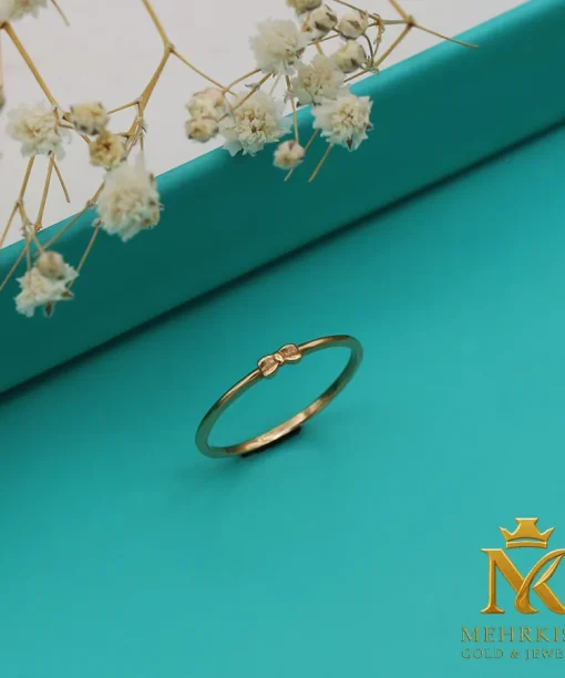 انگشتر طلا مینیمال کد 7612