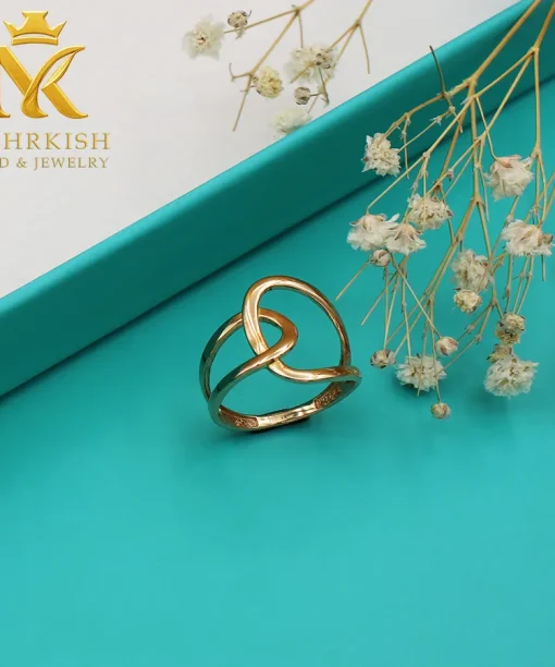 انگشتر زنانه طلا کد 7606