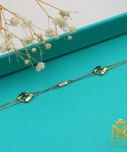 دستبند طلا کد 7756