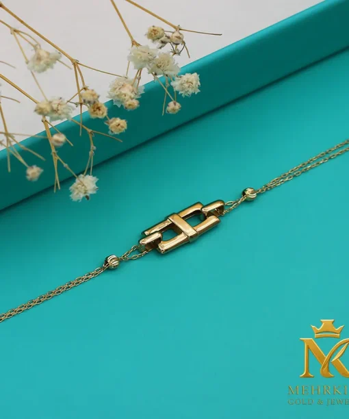 دستبند طلا کد 7758