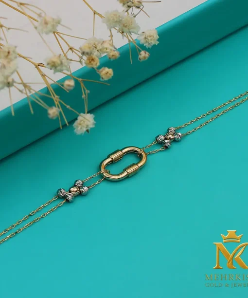 دستبند طلا کد 7759