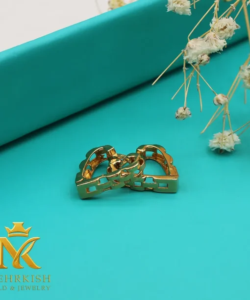 گوشواره حلقه ای طلا کد بی 1186