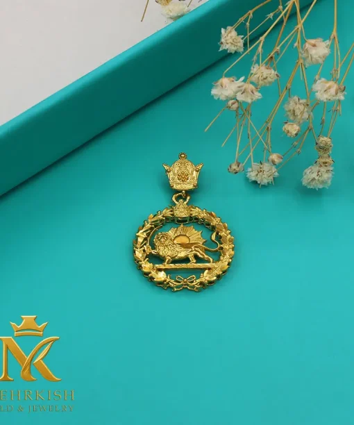 پلاک زنانه طلا 18 عیار کد بی 1177