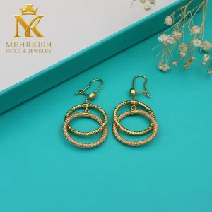 گوشواره آویز طلا کد کا 145