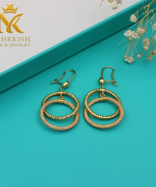 گوشواره آویز طلا کد کا 145