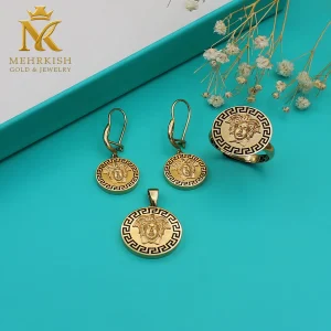 نیم ست طلا ورساچ کد کا 146