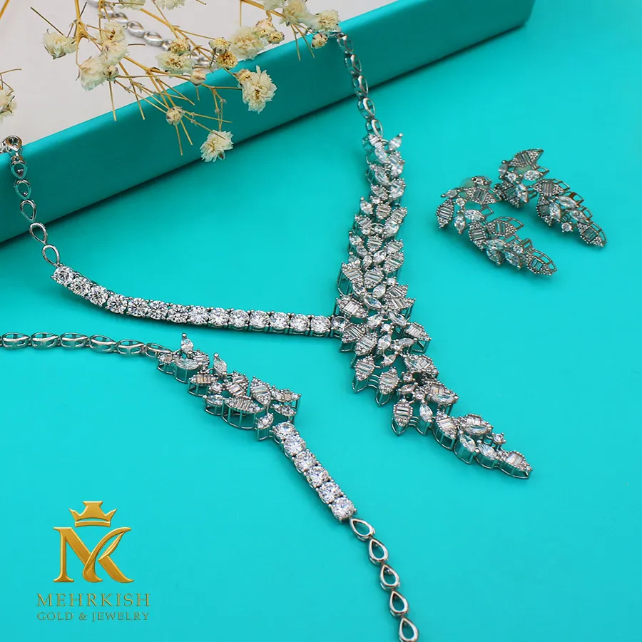 سرویس اتمی سه بعدی پیوه ژن کد 7644 سرویس طلا 18 عیار کد 7644