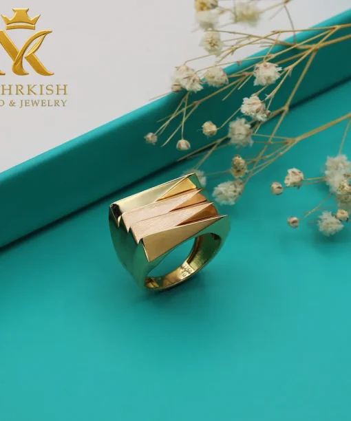 انگشتر زنانه طلا 18 عیار کد 7583