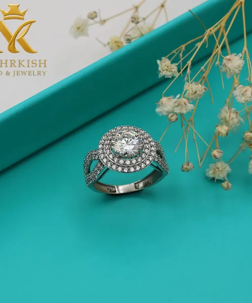 انگشتر بوگاتی 18 عیار کد 7579