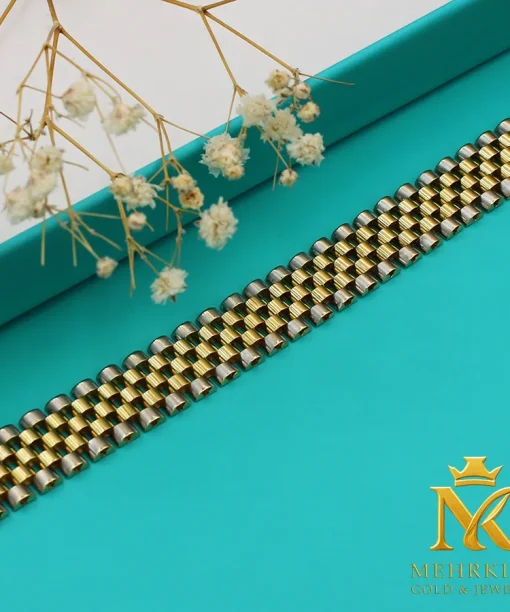 دستبند طلای رولکس 18 عیار کد کا 121