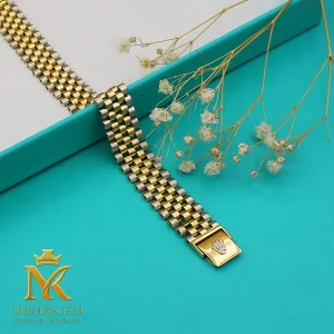 دستبند طلای رولکس 18 عیار کد کا 121