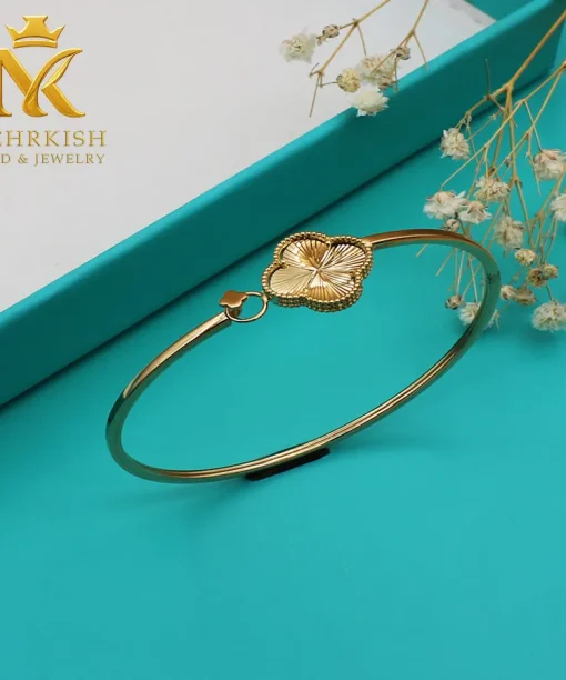 دستبند زنانه طلا کد 7663