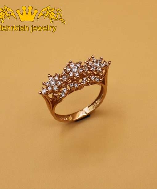 انگشتر اونیکس رز گلد کد 4566