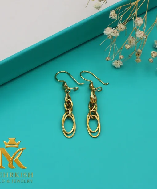 گوشواره طلا 18عیار کد 7704