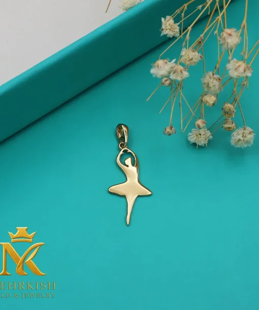 پلاک مینیمال طلا کد 7649