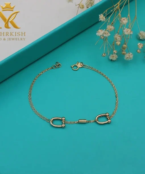 دستبند طلا تیفانی کد 7651