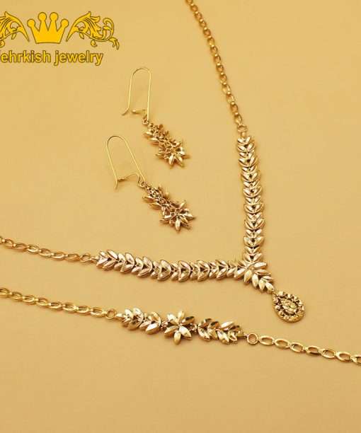 سرویس تراش ۱۸ عیار زنانه کد B-622