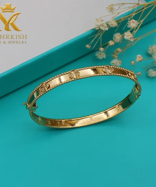 دستبند طلا ونکلیف کد 7666