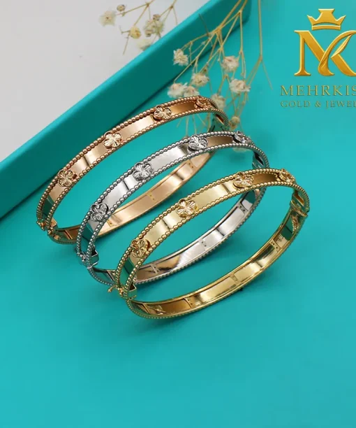 دستبند طلا ونکلیف کد 7666