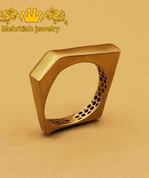 انگشتر هندسي طلا طلا 18 عیار کد B-645