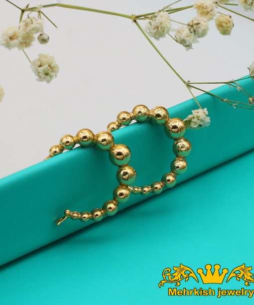 گوشواره حلقه ای گوی کد 5036