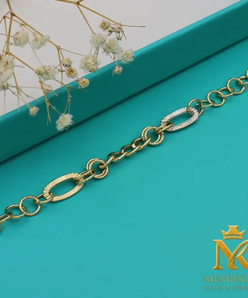 دستبند طلا کد 7724