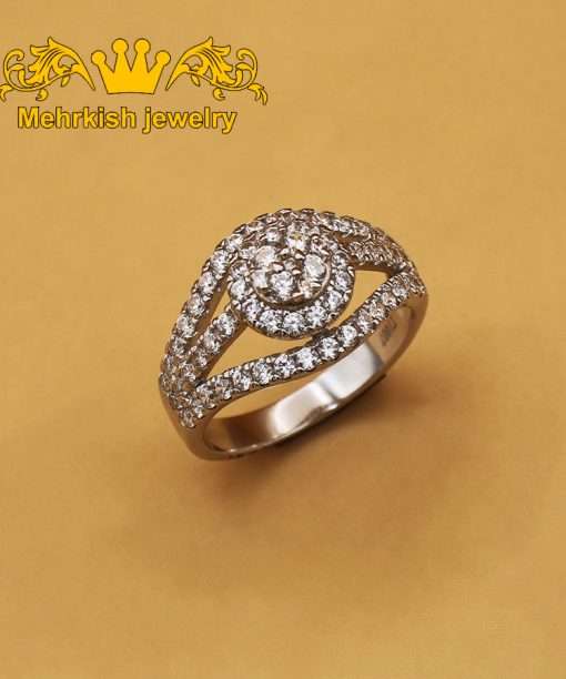 انگشتر اونیکس طلای ۱۸ عیار زنانه کد B-759