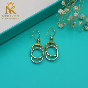 گوشواره طلا 18 عیار کد 7712