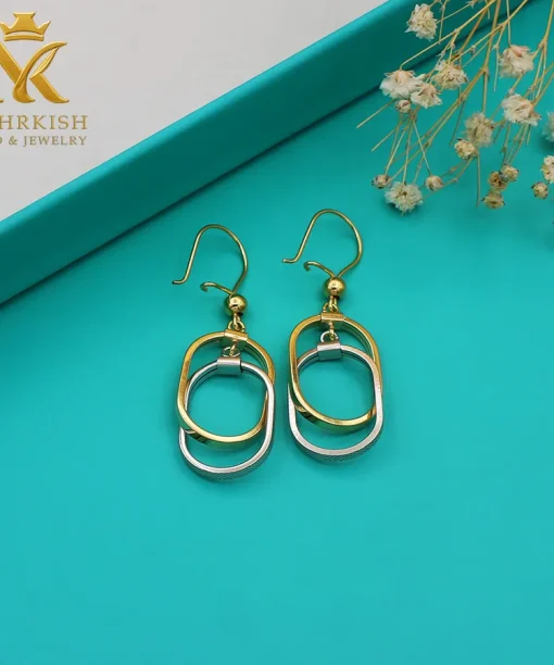 گوشواره طلا 18 عیار کد 7712