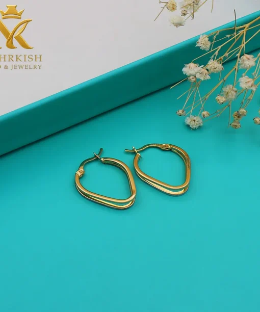 گوشواره طلا 18 عیار کد 7713