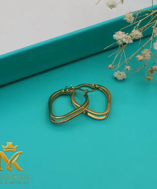 گوشواره طلا 18 عیار کد 7713