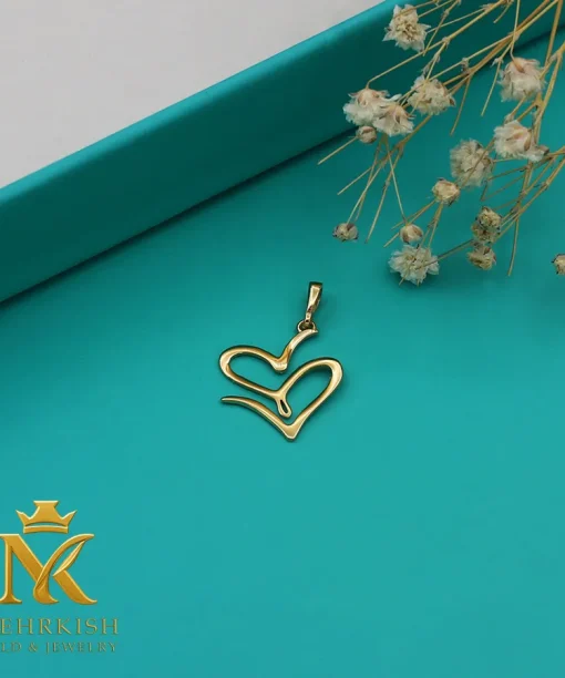 پلاک مینیمال طلا کد 7686