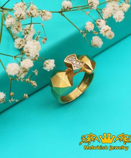 انگشتر درسا طلای ۱۸ عیار زنانه کد B-900