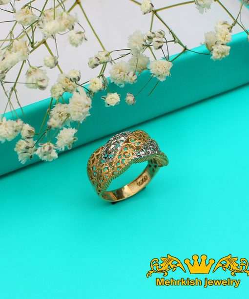 انگشتر الیسا دو رنگ کد 7288