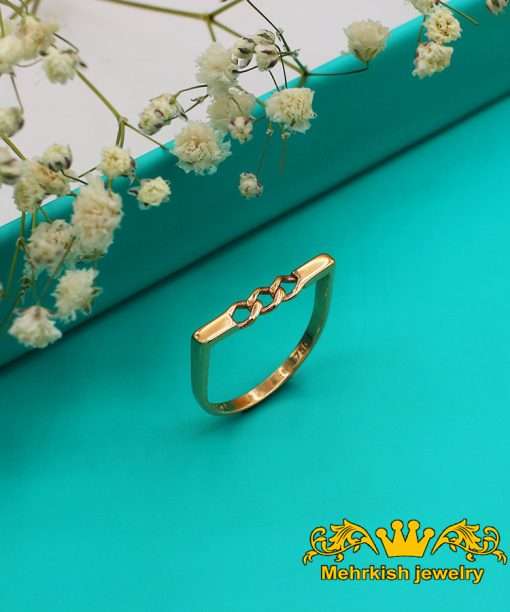 انگشتر کارتیه رز گلد عیار ۱۸ کد B-943