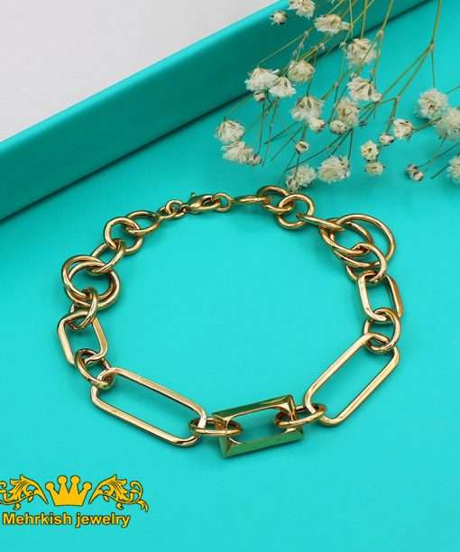 دستبند زنجیری زنانه کد 7331