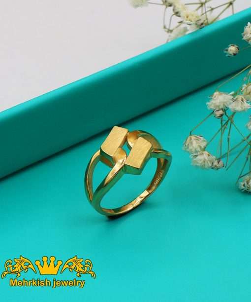 انگشتر مارین ۱۸ عیار کد 7365