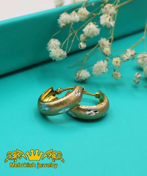 گوشواره حلقه ای تراش کد B-996