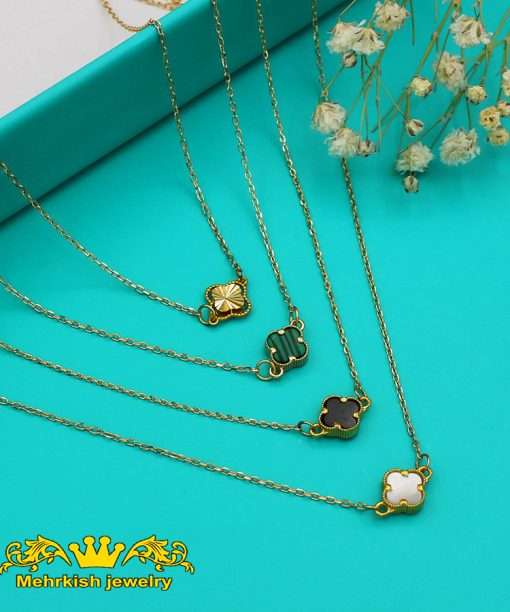 گردنبند ونکلیف طلا ۱۸ عیار کد 7426