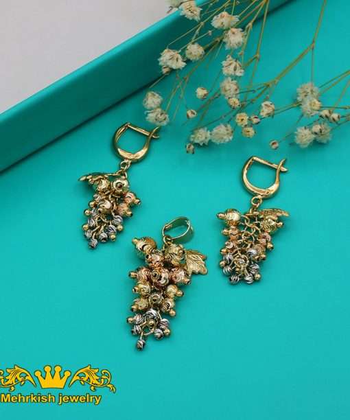 نیم ست انگوری هاتف کد 7456