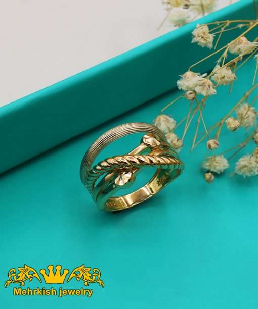 انگشتر گلوریا - طلا ۱۸ عیار زرد کد 7512