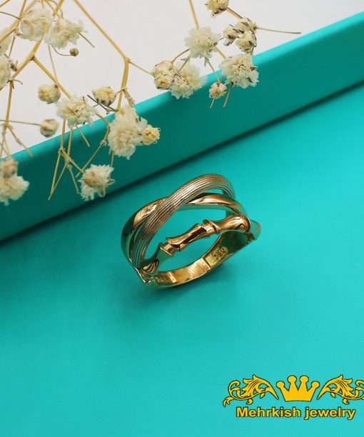 انگشتر دیبا طلای ۱۸ عیار کد 7513