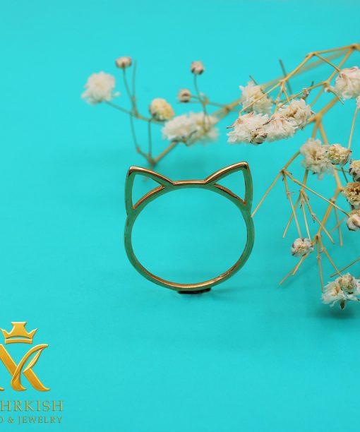 انگشتر مینیمال گربه کد B-1086