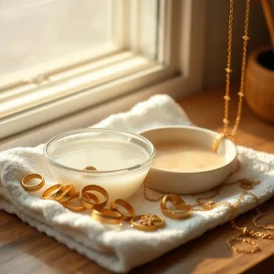 تمیز کردن طلا در خانه