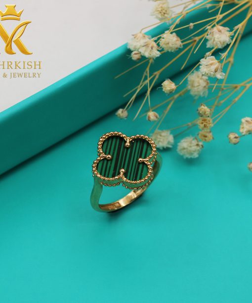 انگشتر ونکلیف سبز کد B-1125