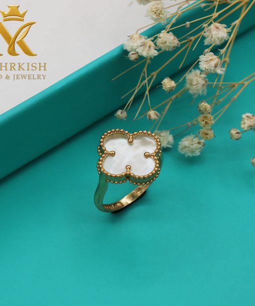 انگشتر ونکلیف سفید کد B-1126